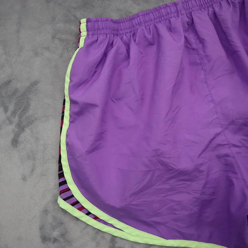 Nike Shorts Womens M Purple Dri Fit Dolphin Style Active Work Out Fitness Bottom